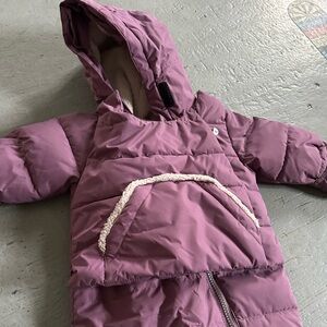 Deux par Deux Mauve Puffer Jacket for Kids